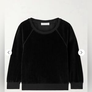 SUZIE KONDI
Saba cotton-blend velour sweatshirt